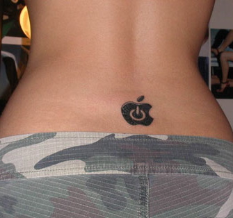 Totally Geeky or Geek Chic? Apple Tattoo